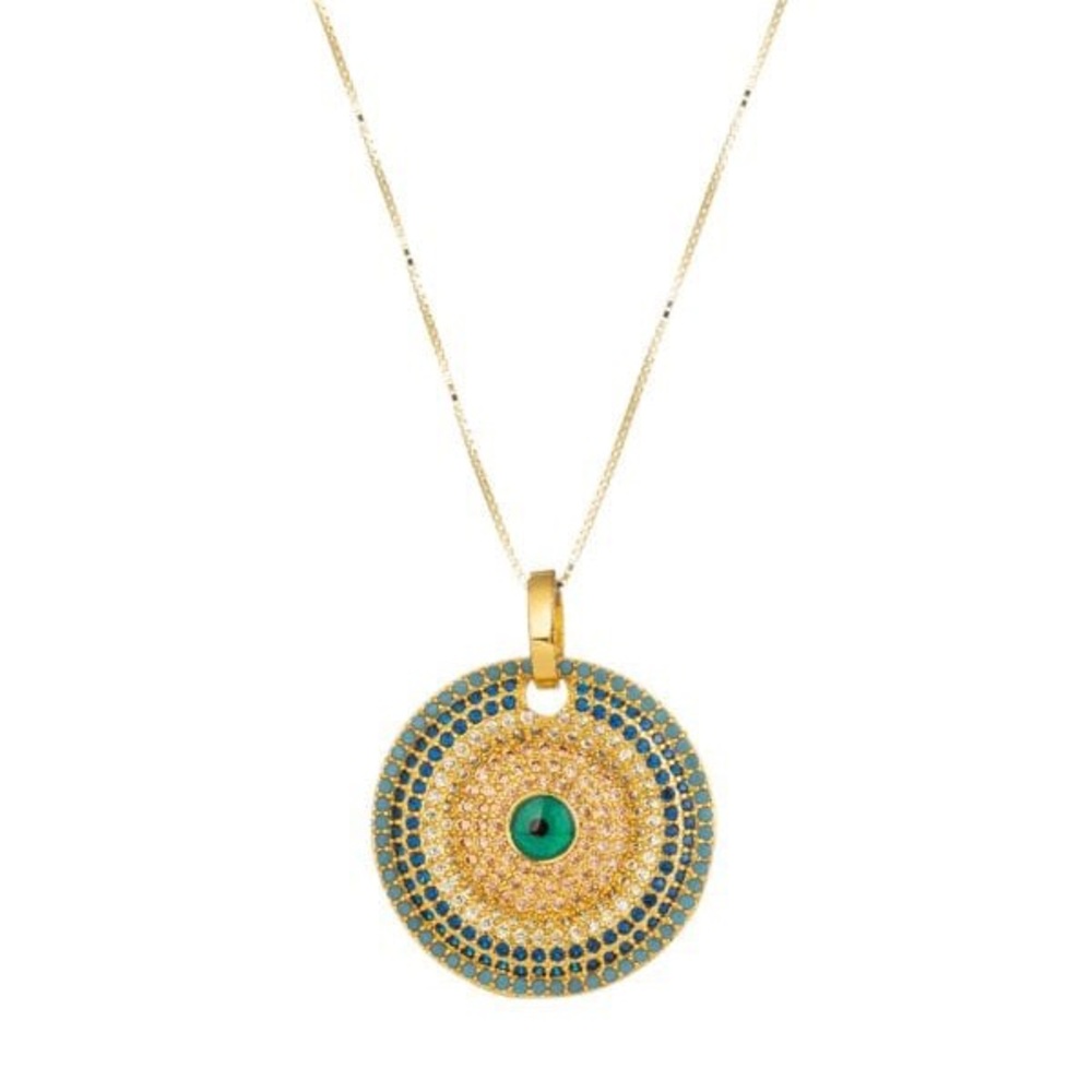 Roya Evil Eye Necklace - EYE CANDY LA